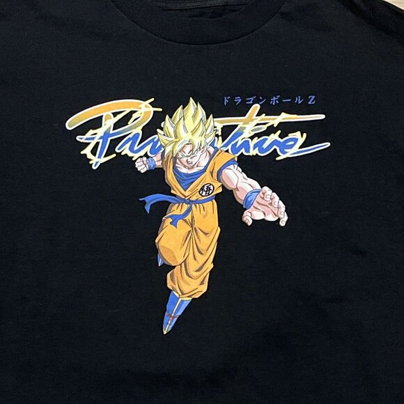 Dragon Ball Z x Primitive Goku Saiyan Logo Graphic Shirt Adult LARGE Black Anime - Picture 2 of 7